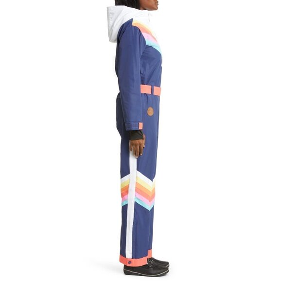 Tipsy Elves Multicolor Chevron Jumpsuit - Picture 4 of 14